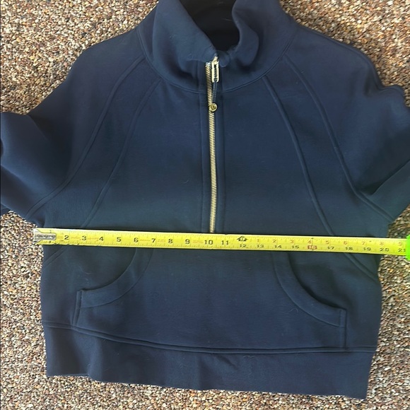 Lululemon Scuba Oversized Funnel Neck in True Navy - Picture 7 of 10